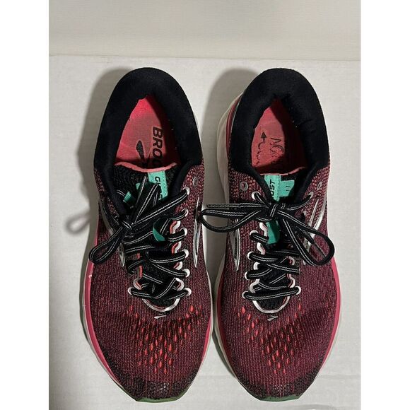 Brooks Womens‎ Ghost 11 Running Shoes Pink Black Athletic Sneaker Size 8 - Picture 11 of 15